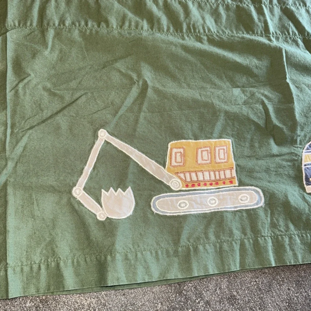 The Company Store Company Kids Construction Valance set of 2 Boys Room Nursery